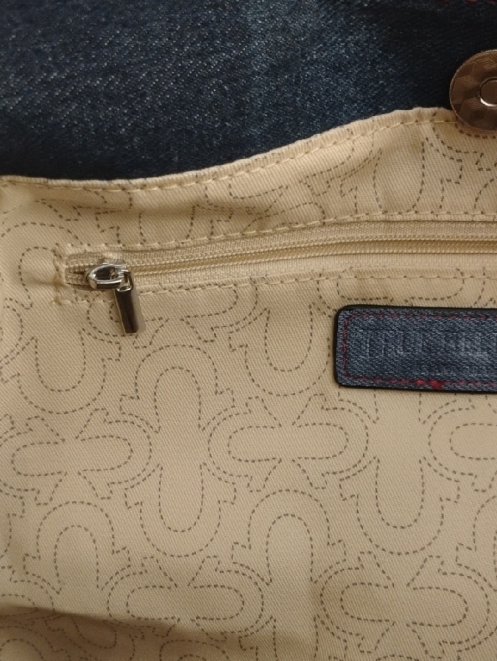 NWT True Religion Denim Bag - Picture 8 of 11